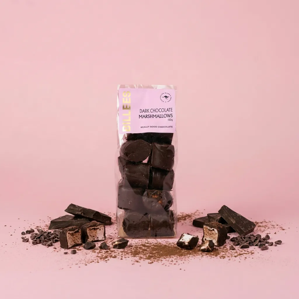 Dark Chocolate Marshmallows 150g thumbnail 2