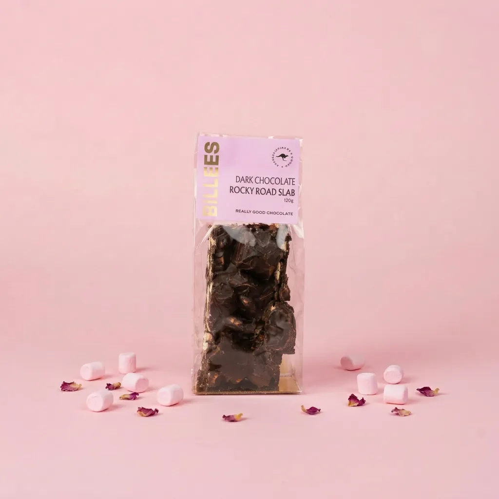 Dark Chocolate Rocky Road Bar 120g thumbnail 2