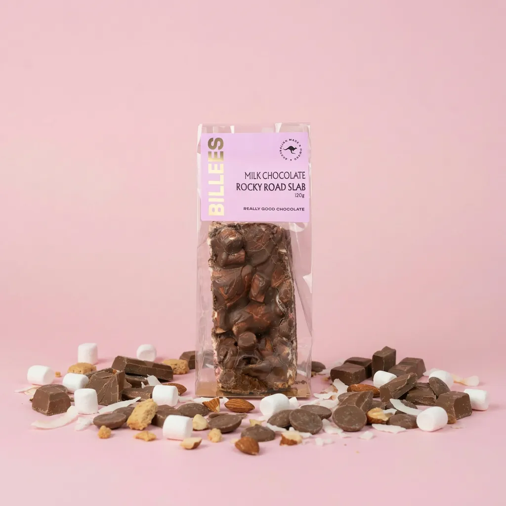 Milk Chocolate Rocky Road Bar 120g thumbnail 4