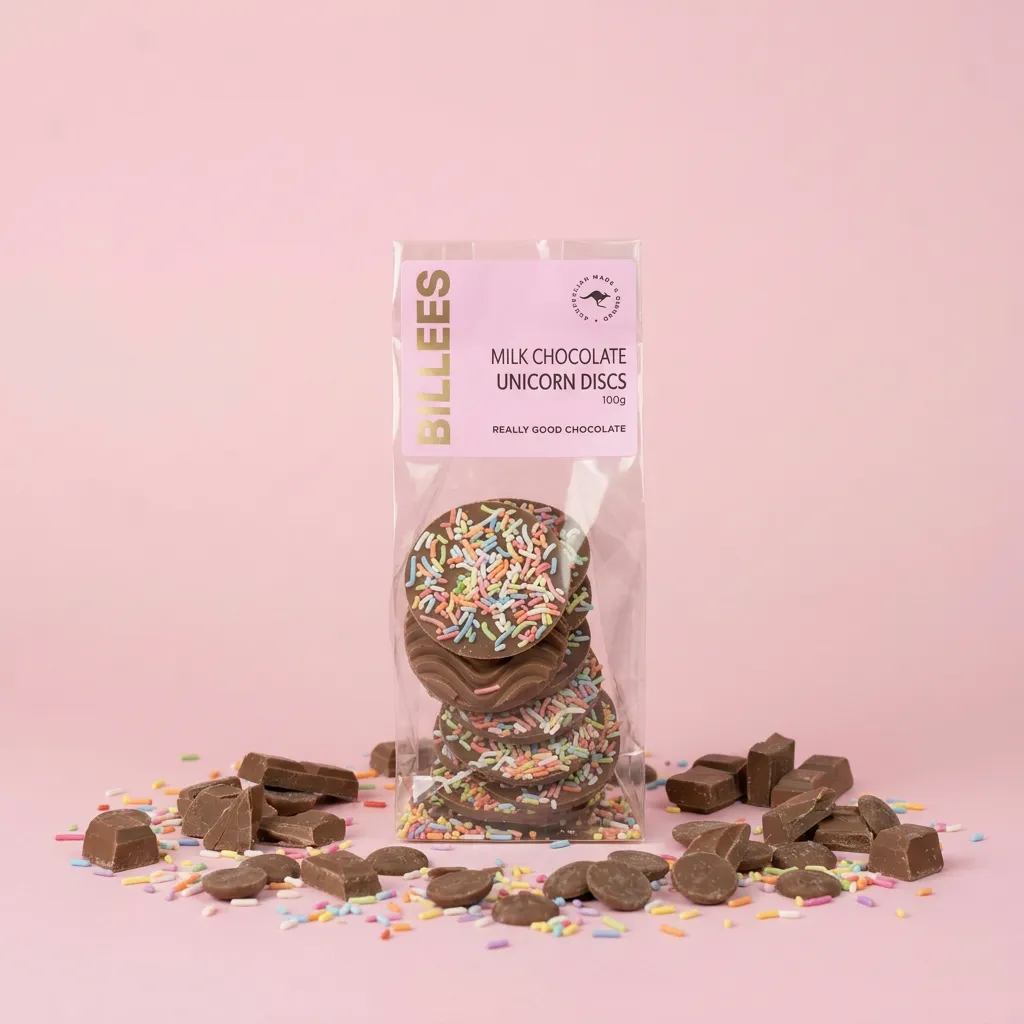Milk Chocolate Unicorn Discs 100g thumbnail 2