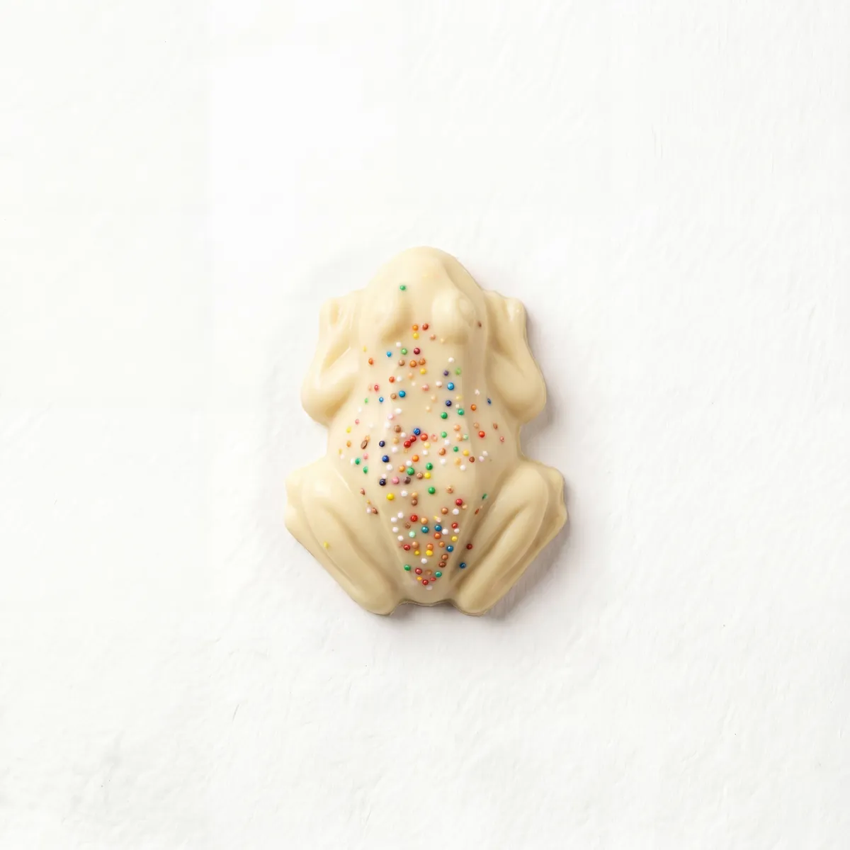 White Choc Freckled Frogs 150g