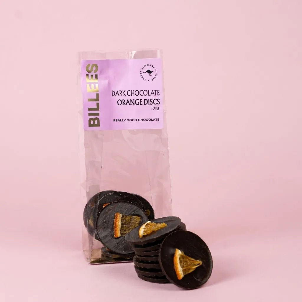 Dark Chocolate Orange Discs 100g thumbnail 3