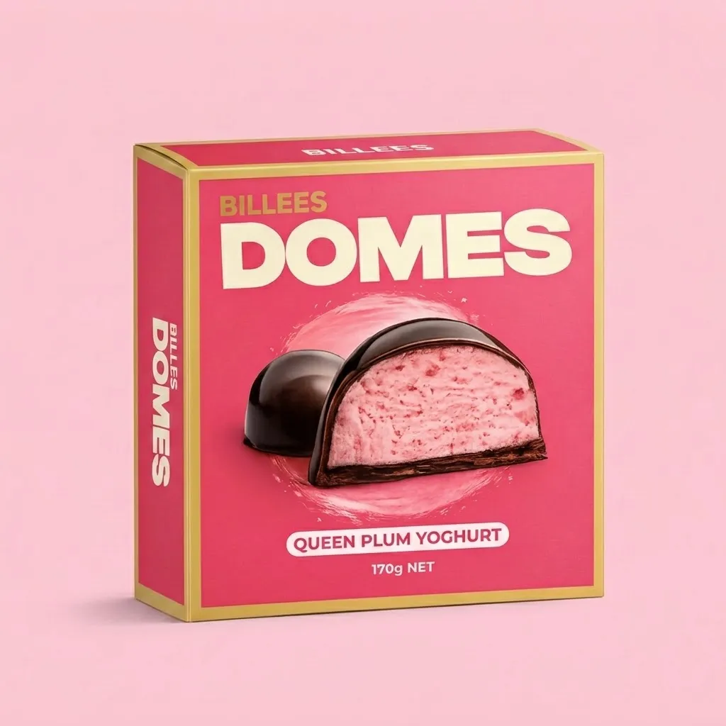 Dark Chocolate Queen Plum Yoghurt Dome 120g thumbnail 3
