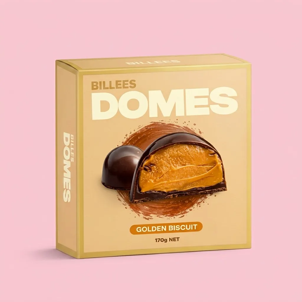 Milk Chocolate Golden Biscuit Dome 120g thumbnail 3