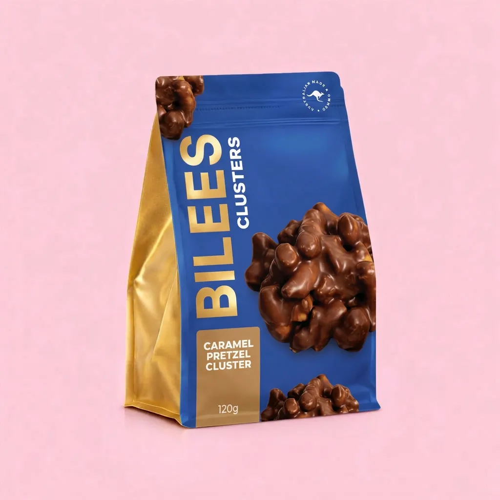 Milk Chocolate Caramel Pretzel Cluster 120g thumbnail 2
