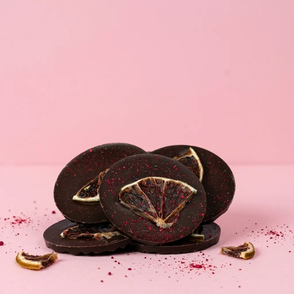 Dark Chocolate Chilli Lime Discs 100g thumbnail 2
