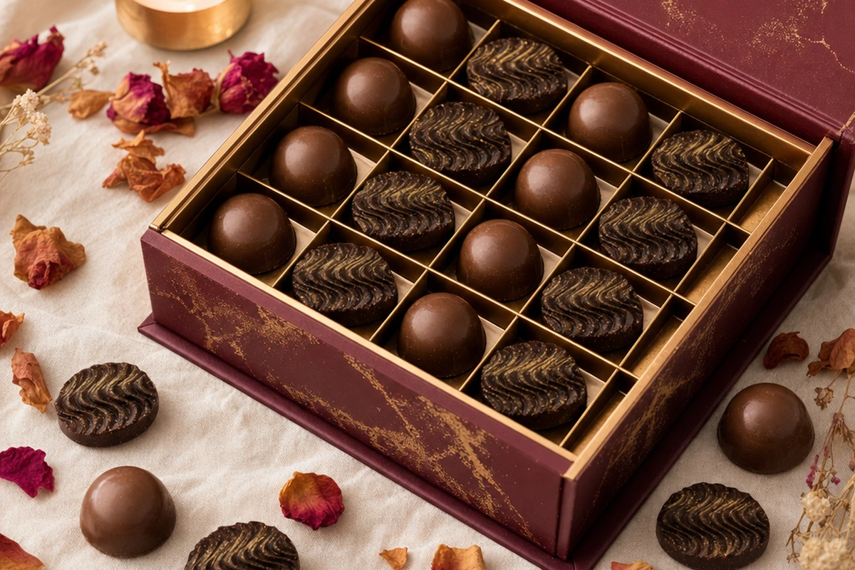 Birthday chocolate gift box — premium handcrafted artisan chocolates from Billees Chocolate, Sydney